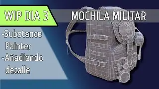 Dia 3 Mochila: texturizado Substance Painter