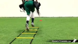 Increase Agility and Stride Length With This Ladder Parachute Drill #agilitytraining #speedtraining