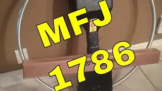 MFJ-1786 MAGNETIC LOOP ANTENNA FULL SETUP VIDEO