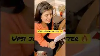 Upsi joining letter🔥||finally govt job mil gyi🥰🥹#viral #upsi #ytshorts #shorts #motivation #upp