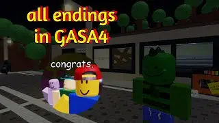 How to get all endings in GASA4 | Roblox Get a Snack at 4 am