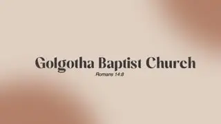 Golgotha Baptist Church | 06.08.2025 | Morning Service