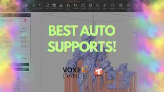 Tango from Voxeldance Episode 3 Setting up auto supports for larger parts