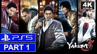 YAKUZA 5 REMASTERED | Part 1 | PS5 Story Walkthrough | [4K, HDR, 60FPS]