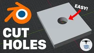 How to: Cut Holes in STL Models for 3D printing Using Blender