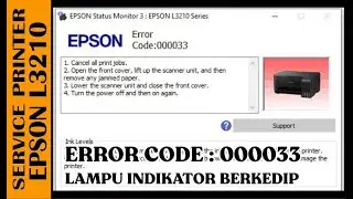 EPSON ERROR 000033 || GANTI FLEXIBLE SENSORE HEAD