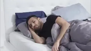 When your mom wakes you up
