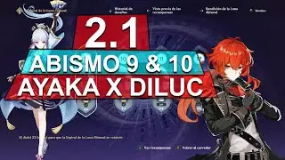 AYAKA X DILUC ABISMO 9 Y 10 - GENSHIN IMPACT