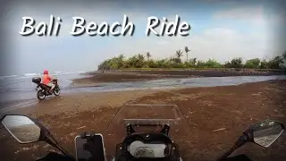 where can you ride a motorcycle on a beach in Bali ?