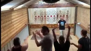 Six Bullseyes | Axe Play Jackson, MI