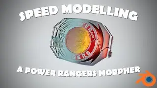 Modeling a Mighty Morphin Power Rangers Morpher | Blender 3D