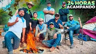 24 HORAS ACAMPANDO🏕️EN MEDIO DE LA NADA