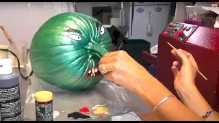 How to Make a Painted Pumpkin Witch Halloween DIY