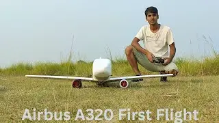 RC Airbus A320 First Flight Test ✈️   @INDIRC1