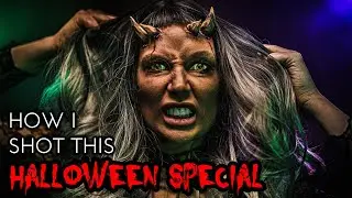 HALLOWEEN photoshoot with off camera flash