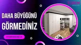 DAHA BÜYÜĞÜNÜ GÖRMEDİNİZ (Çalışma Masalı, Kitaplıklı Gardırop)