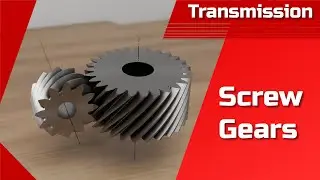 Screw gears (crossed helical gears) | hyperboloid gears | hypoid gears