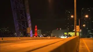 BMW i8 Spyder Concept driving footage at night