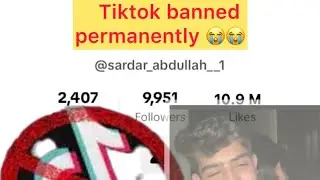 Tiktok banned ho gea😭😡