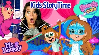 👸 👠 Cinderella Princess Story TWO WAYS! | StoryTime with Ms. Booksy & Sweets Cafe | Cool School