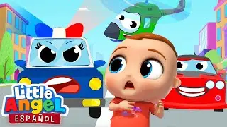¿Qué Sonido Hace Tu Carro Favorito?🚔🚒🚑 | Canción Infantil | Little Angel en Español