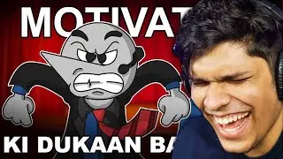 Poonia REACTS to ANGRY PRASH Animation Ft. India's Legend Motivational Speakers