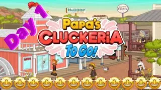 Papa’s CLUCKERIA to go! Tutorial + Day 1️⃣