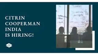 Citrin Cooperman Hiring in India (CA/MBA/BCom/CFA) #career #job #accounting #business