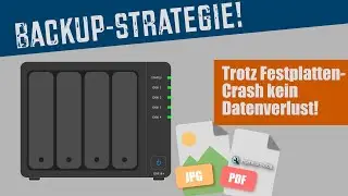 Backup-Strategie mit Synology-NAS (DS918+): Selbst nach Festplatten-Crash alle Daten gerettet!