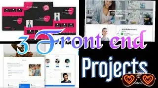 front end website project with source code