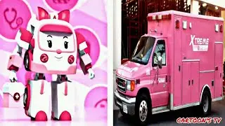 Robocar Poli Characters ln Real Life