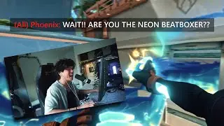 VALORANT players REACT to the BEATBOXING NEON