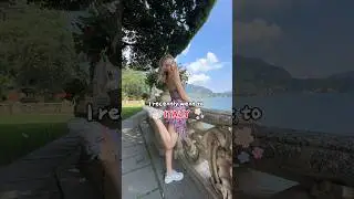 this is the cutest smartphone ever💖🦋 #italy #GalaxyZFlip6 #ad #villabalbianello #lakecomo