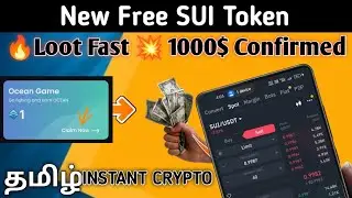 New Instant Live SUI withdrawal Airdrop tamil | how to earn free crypto airdrops tamil