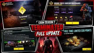 🔥 CODM Season 7: TERMINATED Explained | FREE CP Event, Battle Pass, BP Vault, Ground Force & More