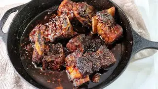 EASY Honey Glazed Beef short Ribs