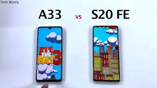 SAMSUNG A33 vs S20 FE  Speed Test