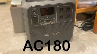 Bluetti AC180 Portable Power Station Unboxing