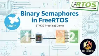 Binary Semaphores in FreeRTOS with STM32 (Synchronization Primitives #01)