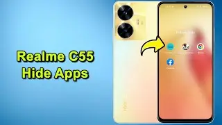 How to Hide Apps in Realme C55 l Hide Apps in Realme C55