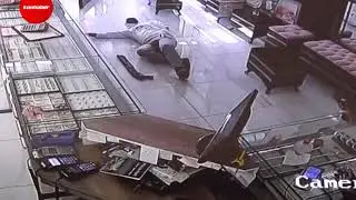 Konya’da kuyumcu soygunu girişimi