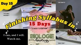 *6 Hours Study Vlog* 📚👩‍💻✨ | Day 15 | Finishing Syllabus in 15 Days | #studymotivation  | Gathakv |