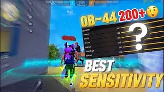 OB-44 UPDATE SENSITIVITY for headshot 🥶🎯wtf 200+ sensitivity 😲