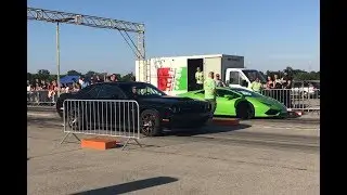 Lamborghini Huracan Vs  Dodge Challenger SRT