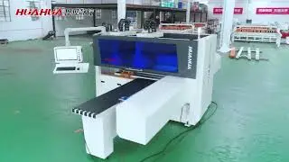 Сверлильно-присадочный станок с ЧПУ HUAHUA SKH-612HS в работе