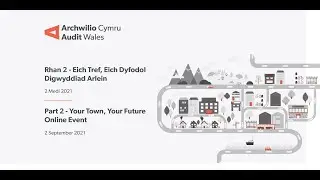 Part 2 - Your Town, Your Future - Online Event / Rhan 2 - Eich Tref Eich Dyfodol - Digwyddiad Arlein