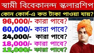 SVMCM Scholarship amount//SVMCM New Update//Swami vivekananda Scholarship 2023//SVMCM Payment Update