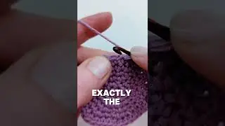 Crochet Invisible Decrease Tutorial! :)  #crochet #crochettutorial