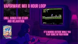 Rainy Night Vaporwave Loop (1991) • 8 Hours of Retro Gaming, Study & Sleep Vibes