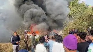 Plane Crash At Pokhara/ Yeti Airlines Plane Crash at Pokhara #yeti #aeroplanecrashupdate#Pokhara